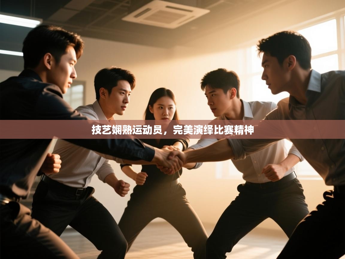技艺娴熟运动员,完美演绎比赛精神